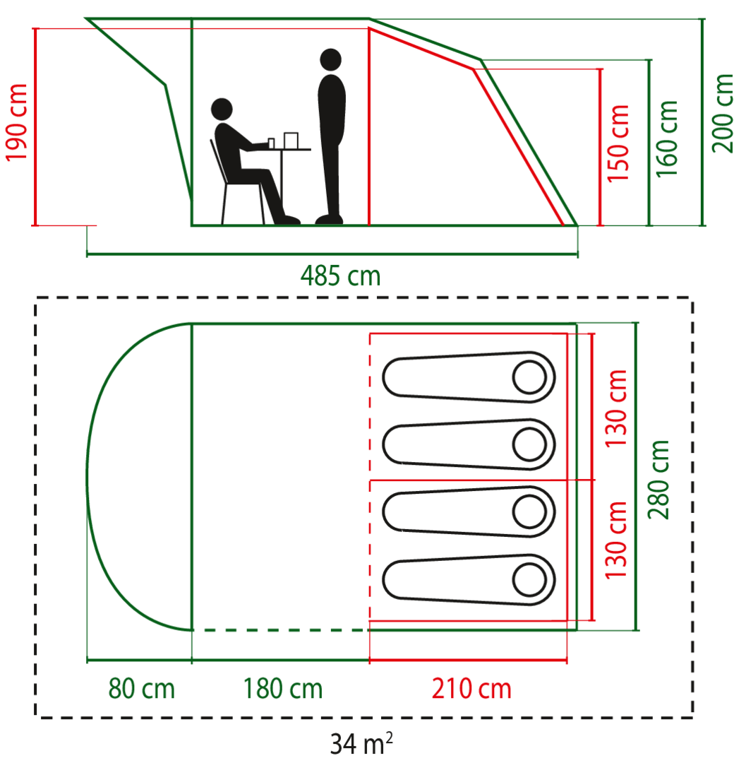 Coleman Oak Canyon 4 BlackOut
