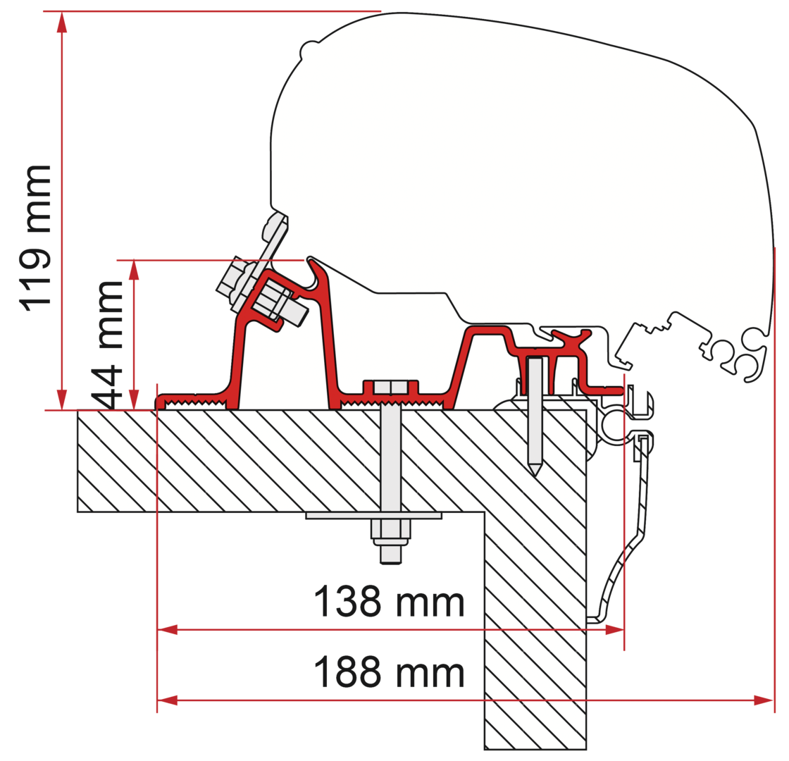 Adapter F80-F65 Hobby ab 2009