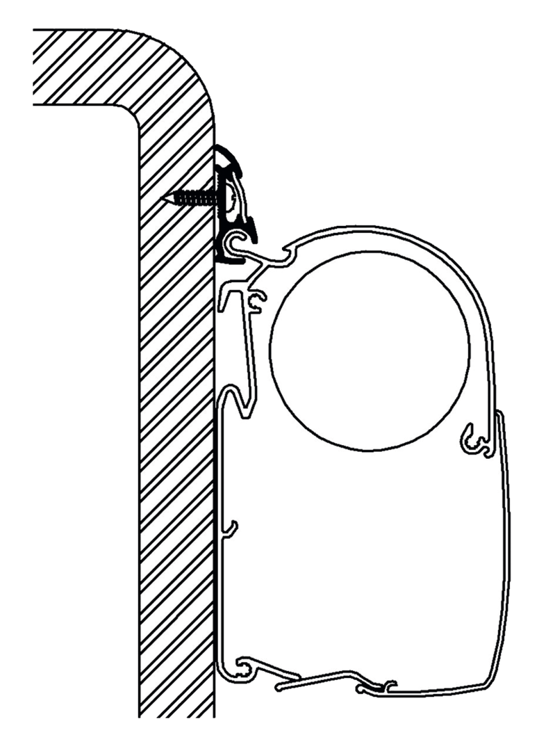 Luxus-Schienenprofil 600 cm (S)
