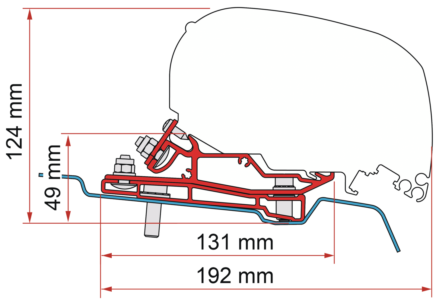 Adapter Ford Transit H3 ab 2014 (S) (B)