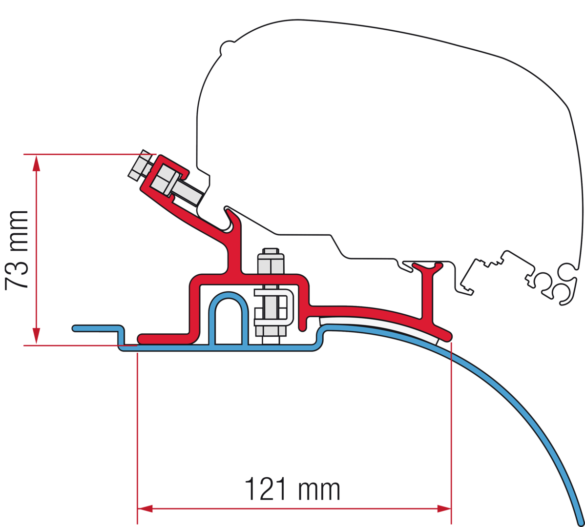 Adapter F80-F65 FD N bis 07 (R)