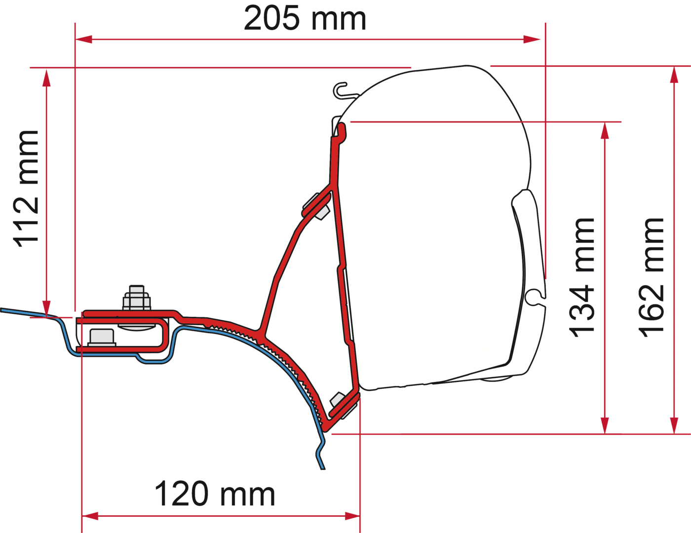 Adapter VW T5 Multivan