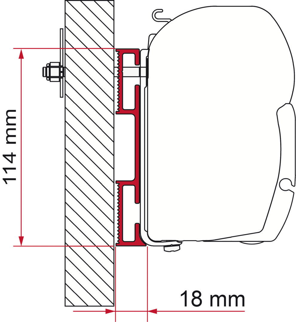 Adapter D, 8 cm (1)