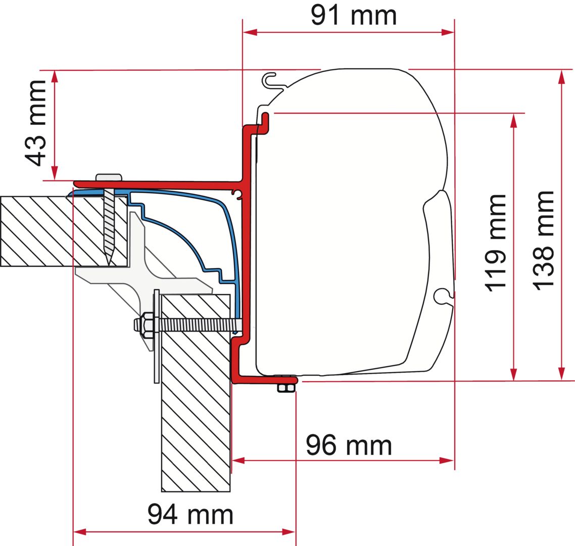 Adapter Laika Ecovip bis 07-Bürstner