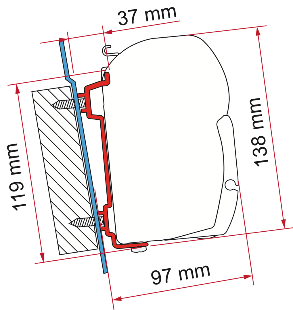 Adapter Ford Transit High Roof