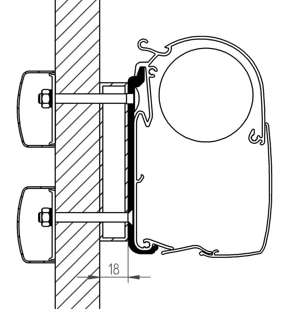 Adapter Dethl.Globeb.400-600,T8000(S)(B)