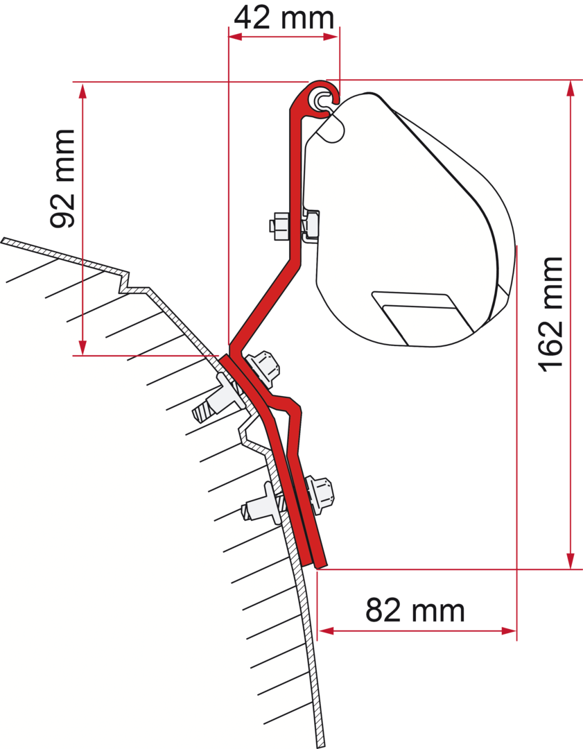 Adapter F35 VW T4 (A)