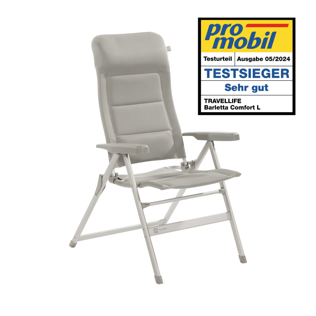 Klappsessel BARLETTA L light grey (A)