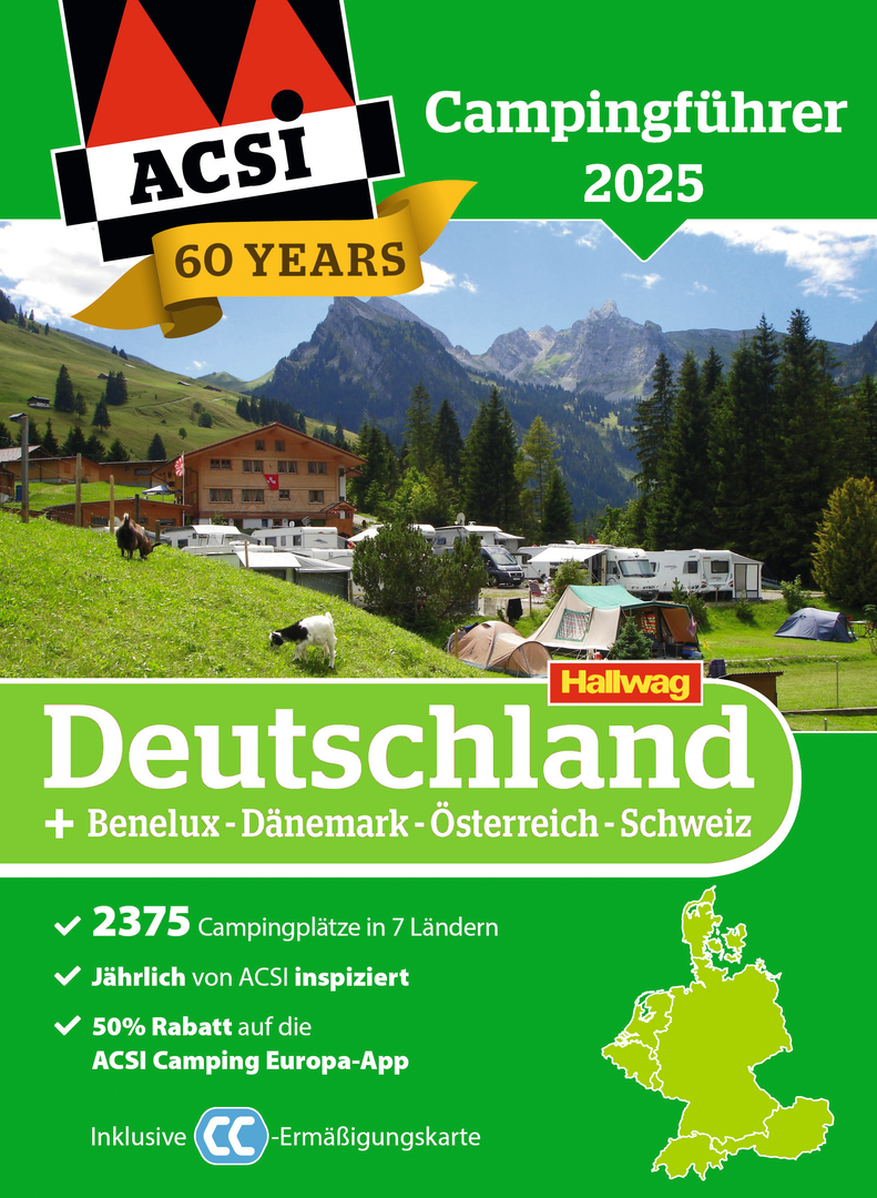 ACSI Campingführer Deutschland 2025 (A)