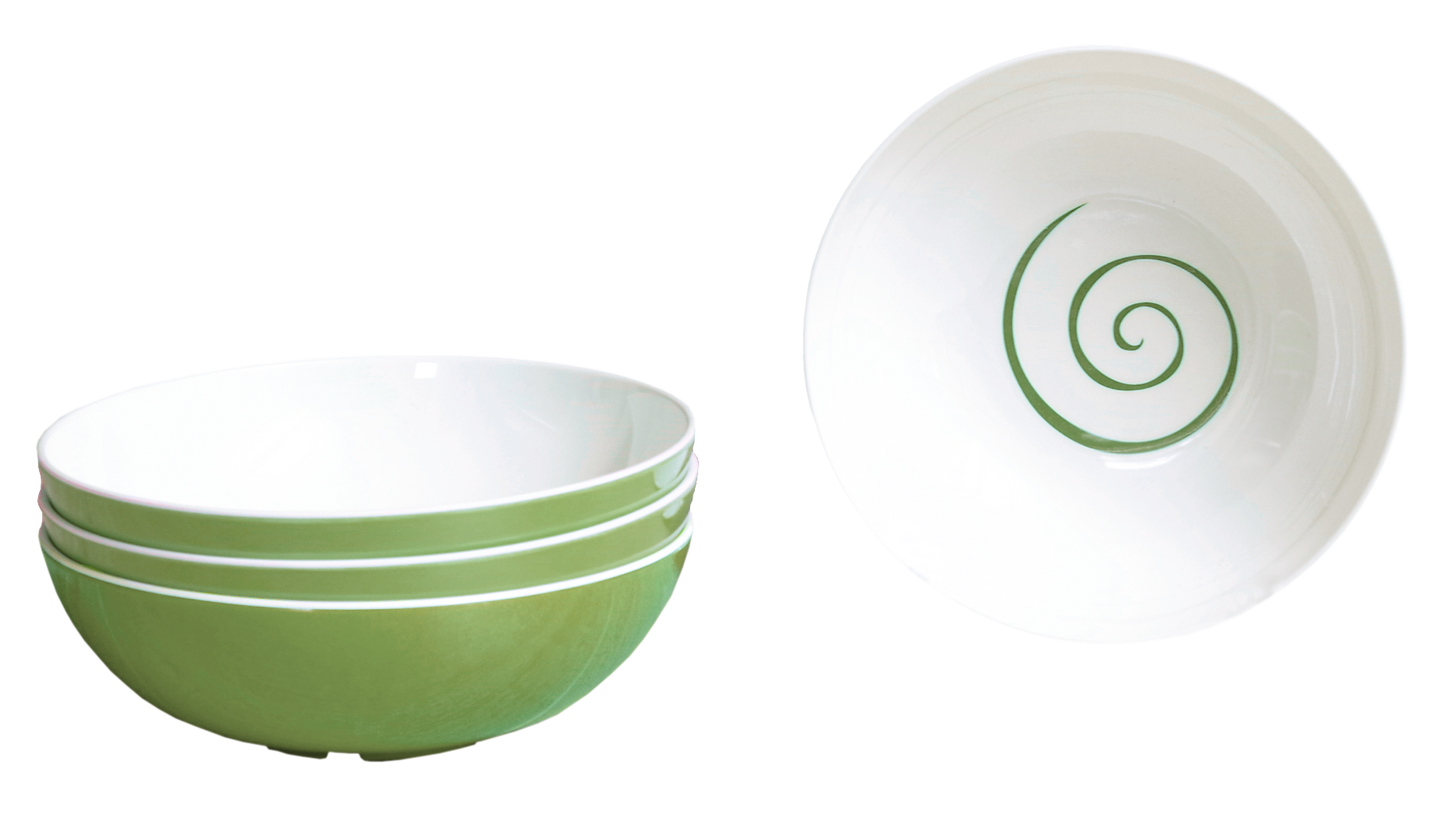 Müslischalenset TWIST grün 4 tlg (R)