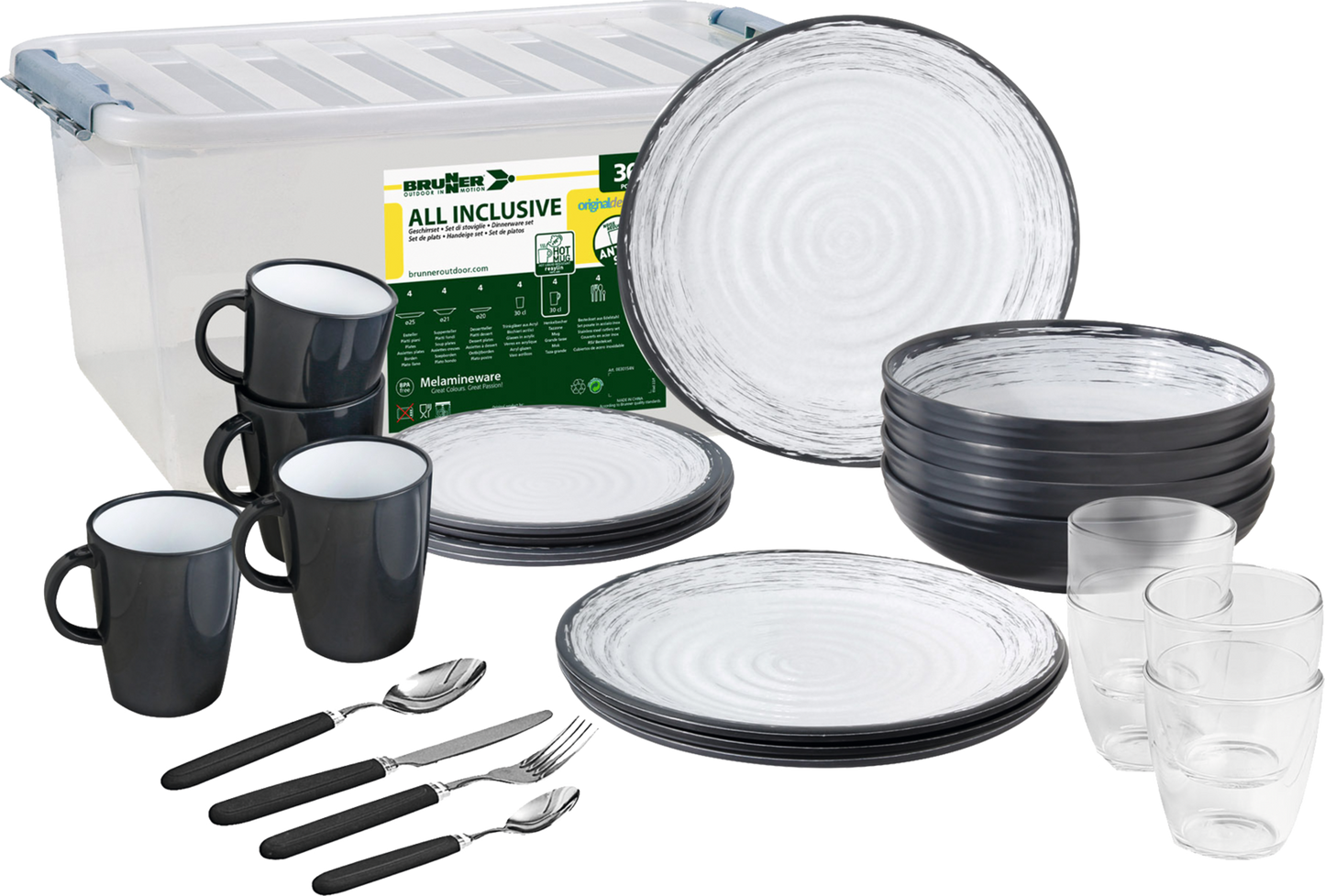 Melamin-Set GRANADA