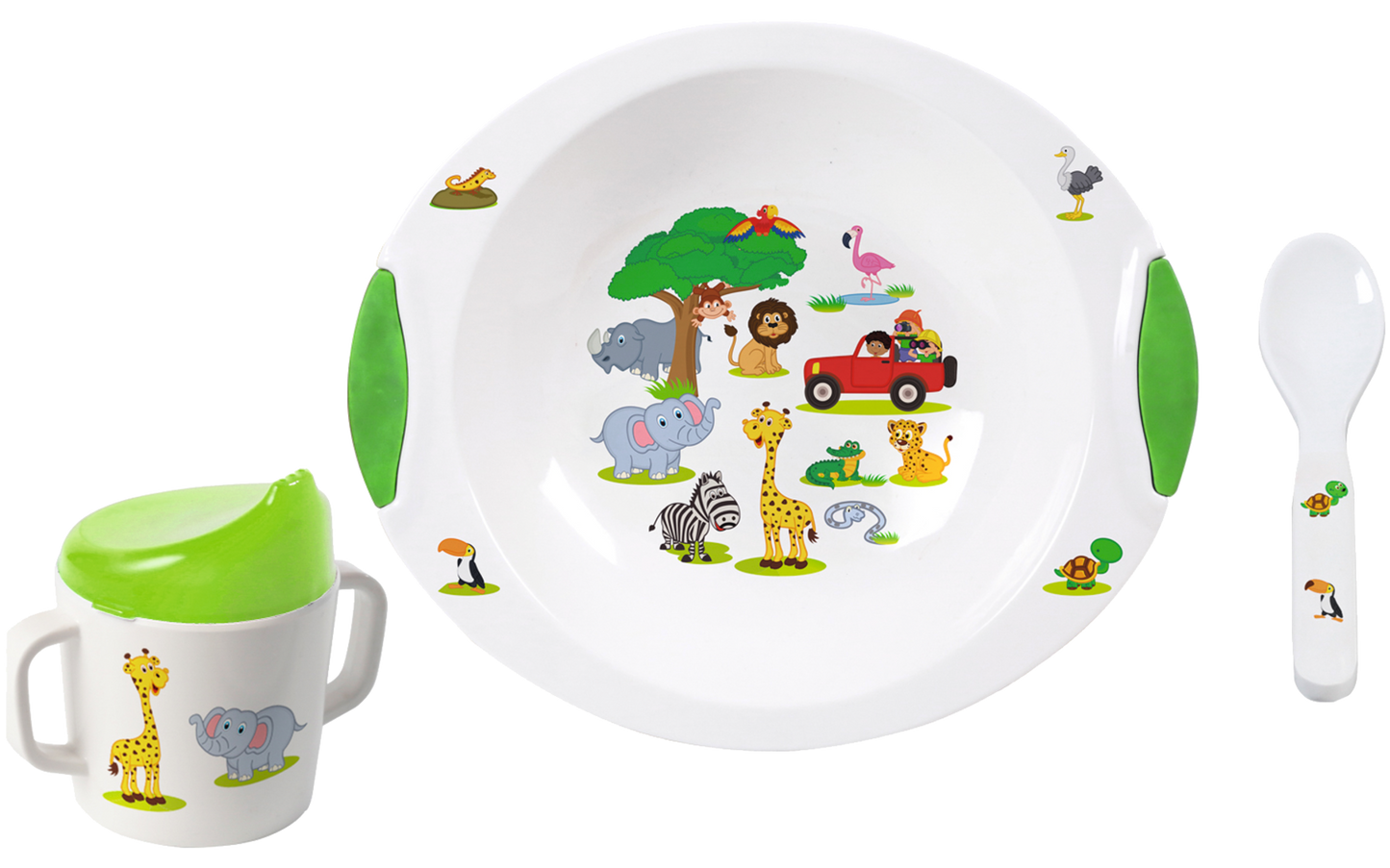 Kindergeschirrset Jungle Parade