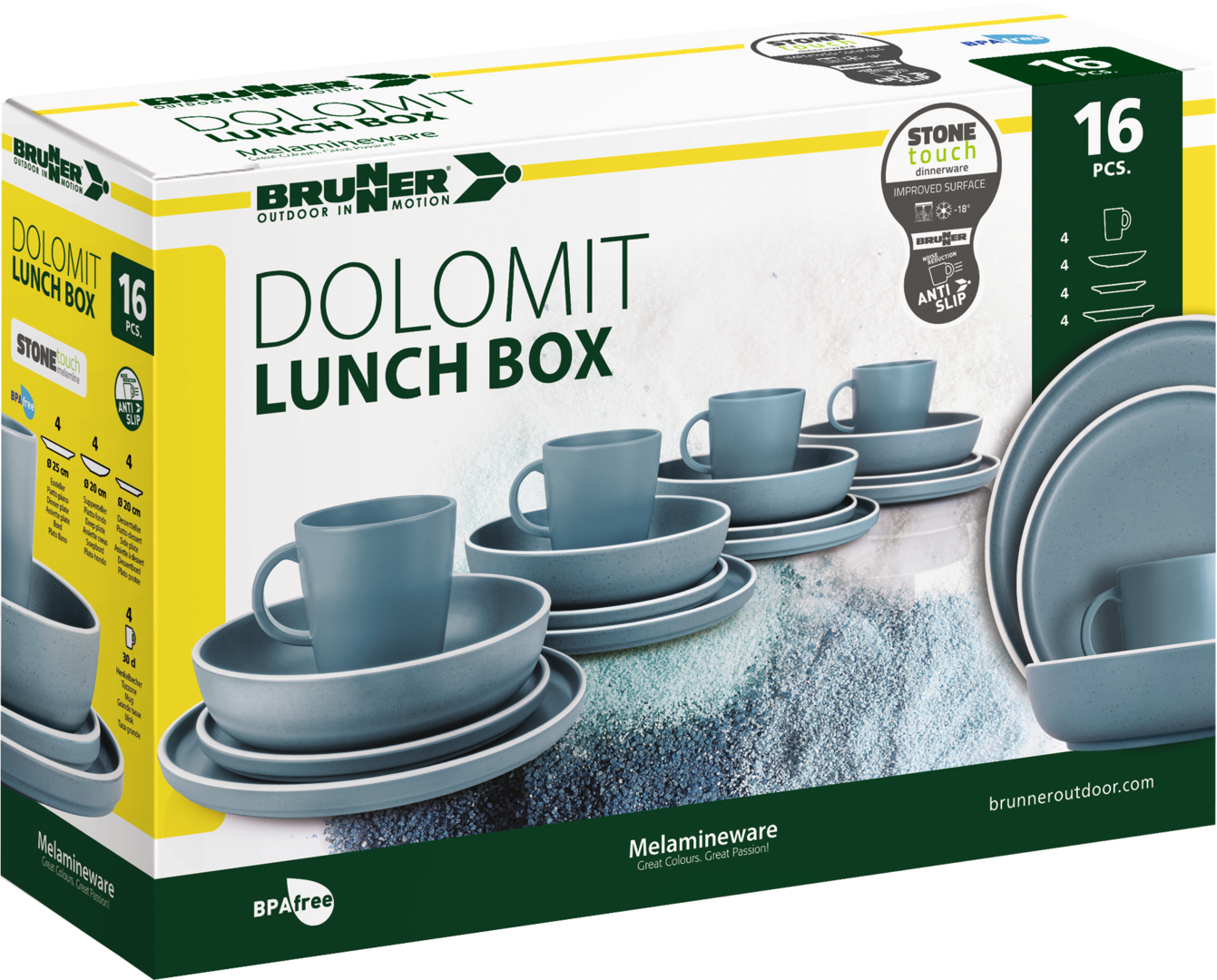 Lunch Box DOLOMIT BLUE