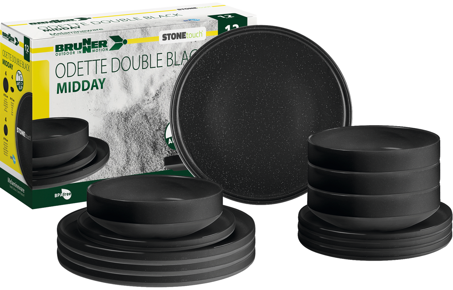 Midday ODETTE DOUBLE BLACK