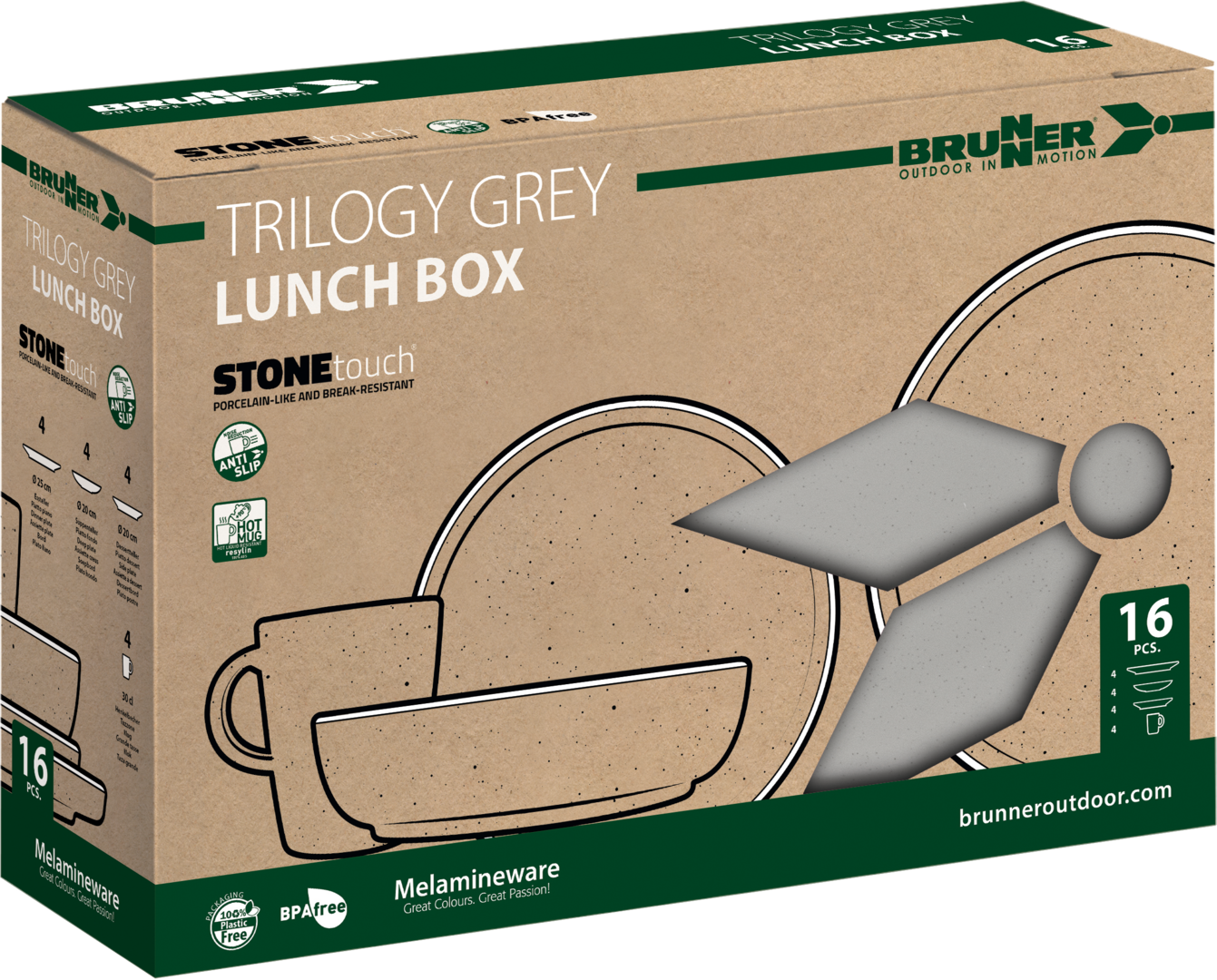 Lunch Box TRILOGY GREY