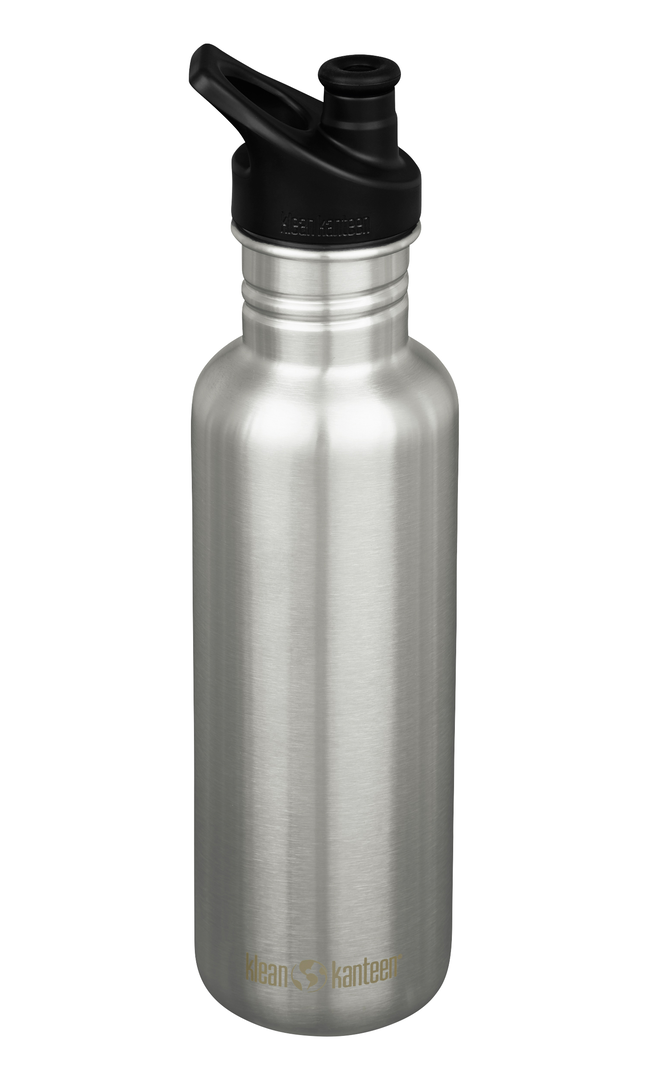Trinkflasche silber 0,8 l (A)