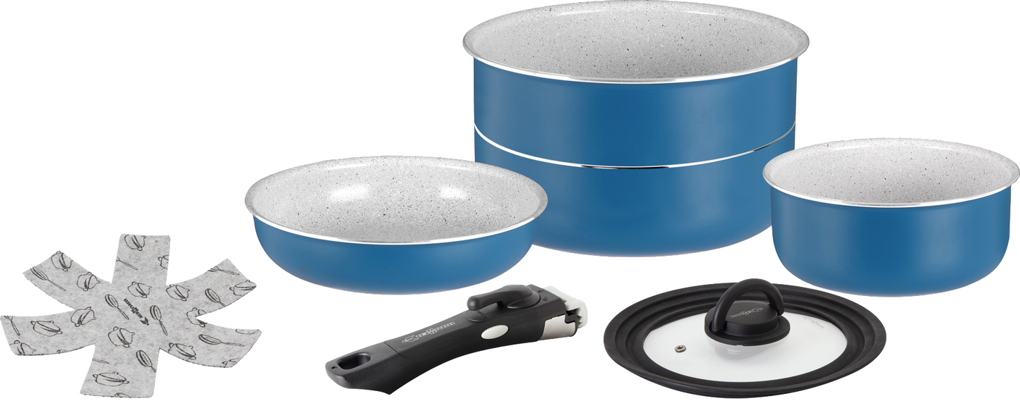 Topfset CAREZZA SPACEMASTER Ø 22 Vacubl.