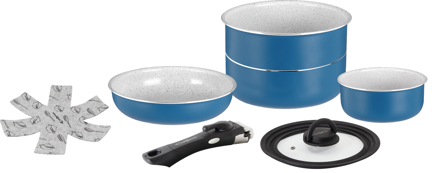 Topfset CAREZZA SPACEMASTER Ø 20 Vacubl.