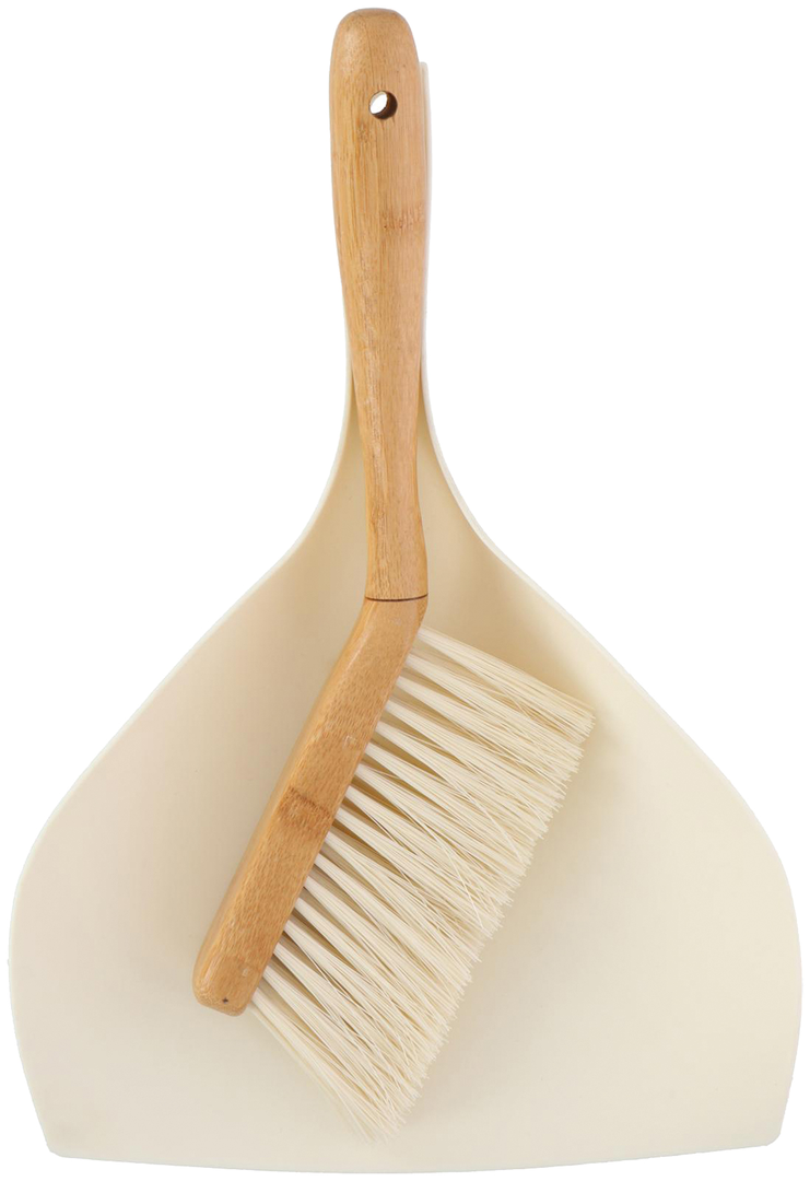 Schaufel mit Besen Bambus