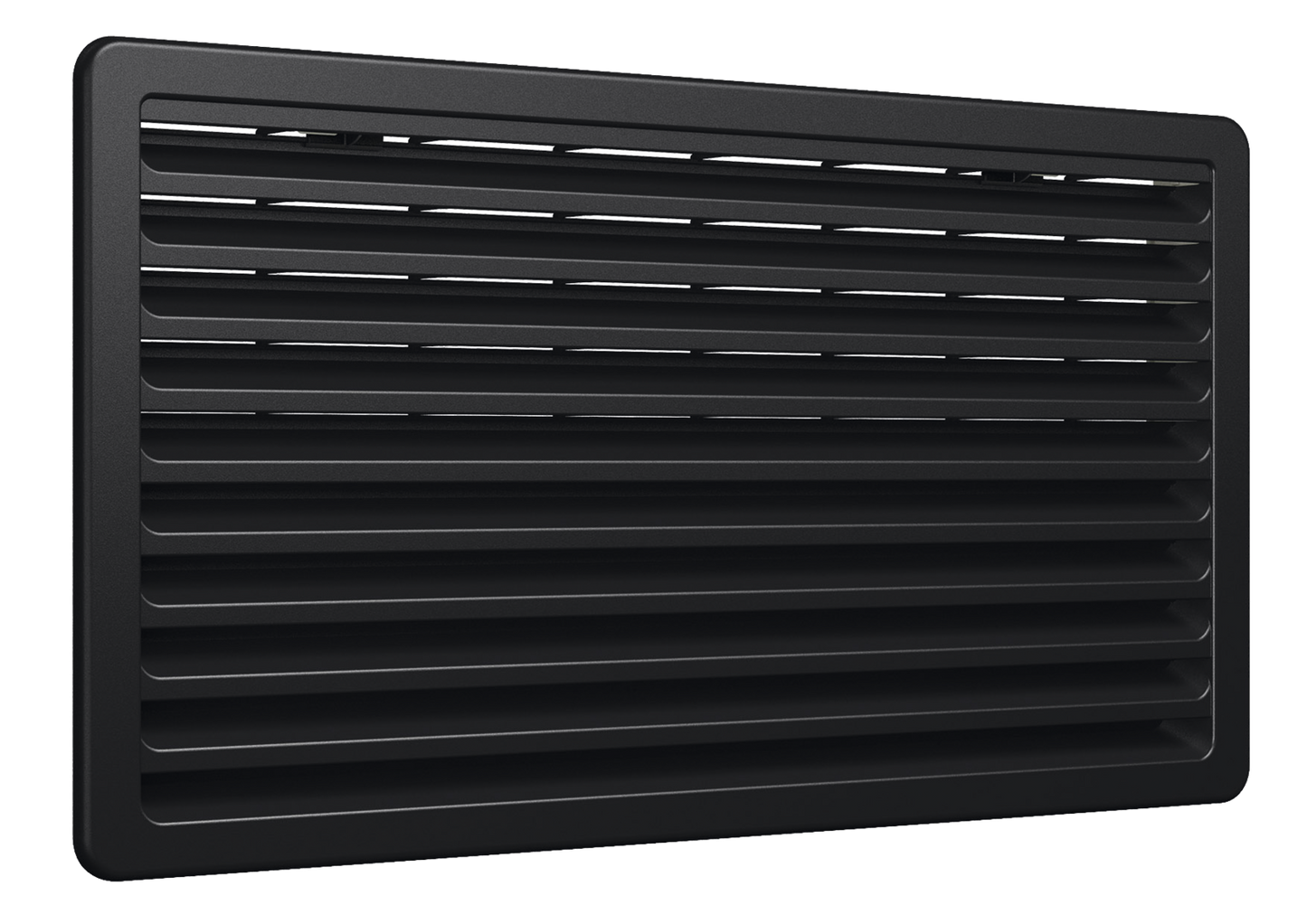 Lüftungsgitter kpl. Vent 281x533 schwarz