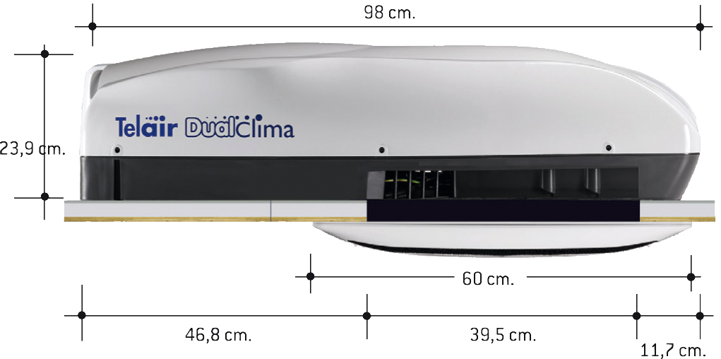 Klimaanlage Dualclima 12500H (S)