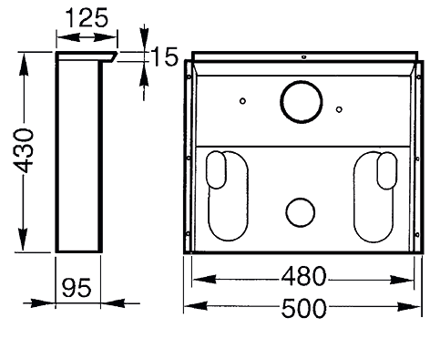Einbaukasten für S 2200 (B)