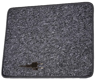 Heizteppich 230 V 60x100 cm anthrazit