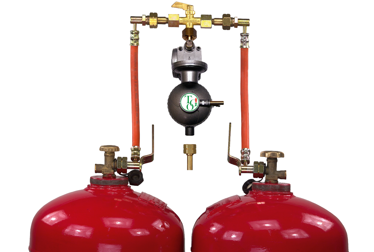 2-Flaschen-Komplett-Anlage