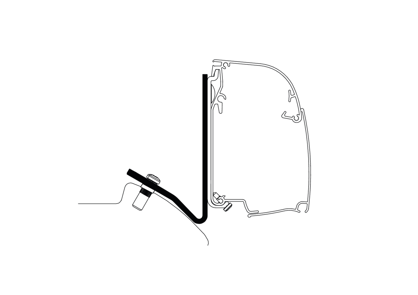 Adapter TO 5200 Sprinter Lift Roof