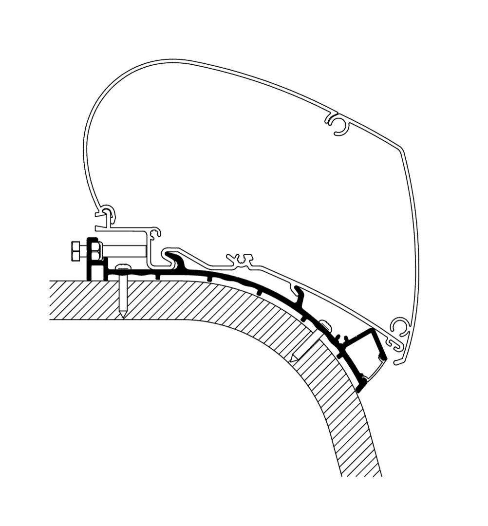 Adapter Eriba Touring 820 (B)