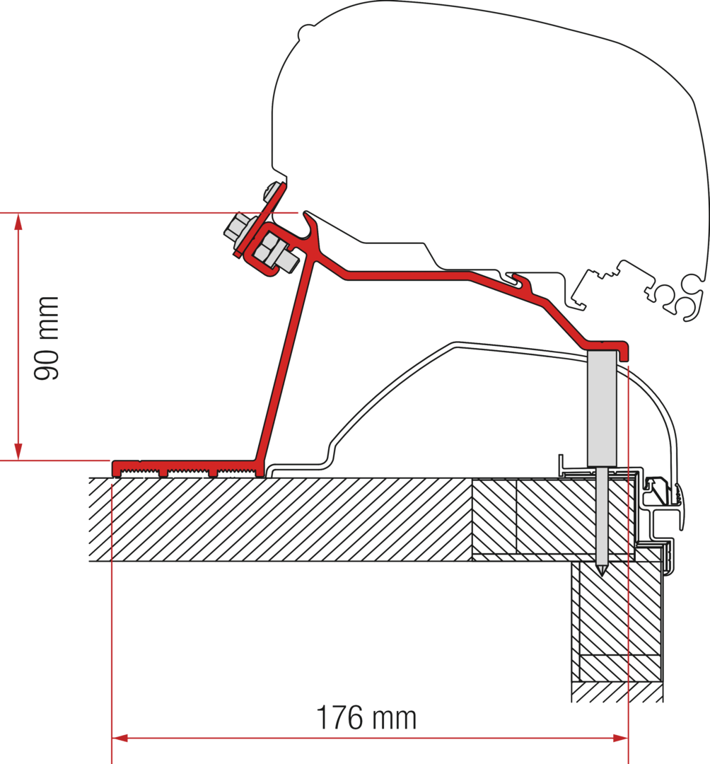 Adapter-Kit F80-F65 Hobby Caravan ab 14