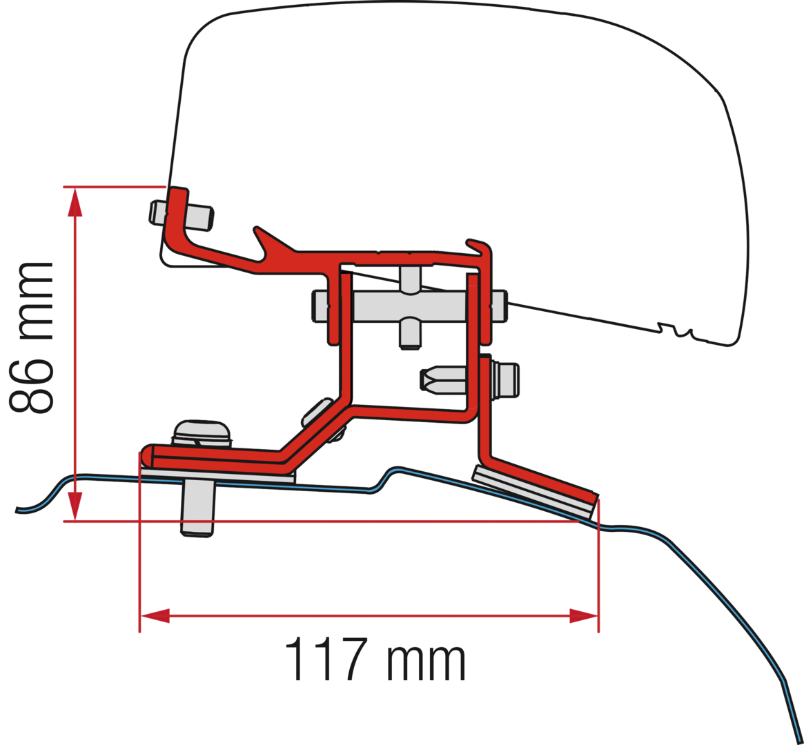 Adapter F40 Kit Ford Custom L2