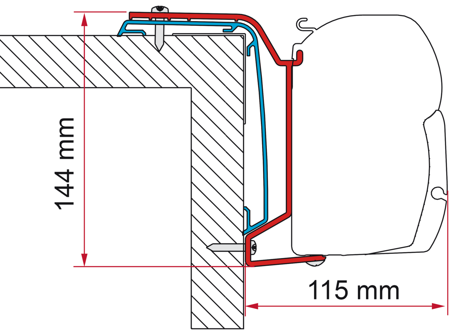 Adapter Rapido Serie 6 ab 24 - 500cm (S)