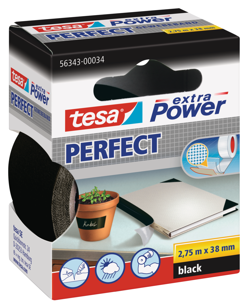 tesa® EP Perfect schwarz 275-38 (R)