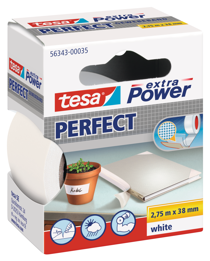 tesa® Extra Power® Perfect weiß275-38(R)