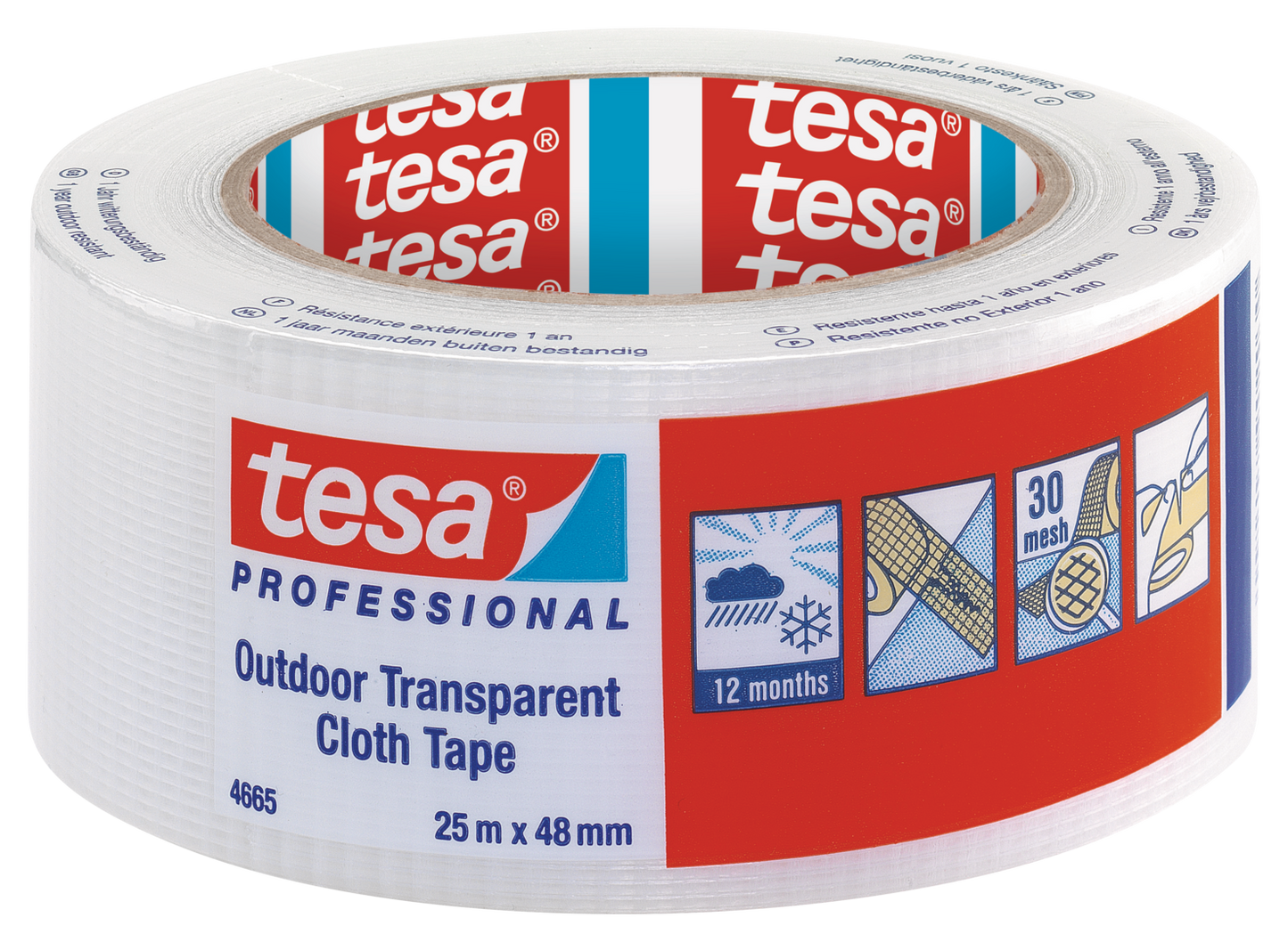 Tesa Outdoor UV Gewebeband 2500-48 (A)