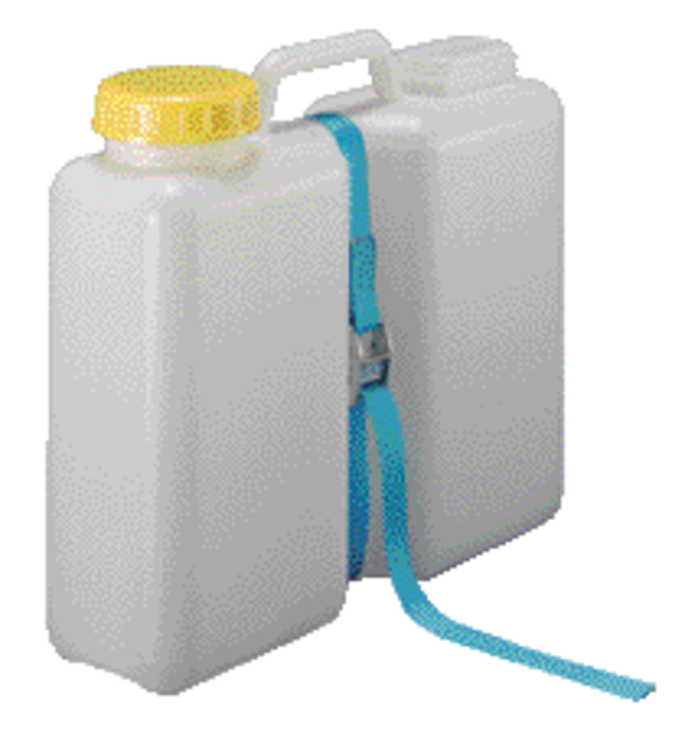 Aqua Case DIN 96 mit Verschluss+Zurrgurt