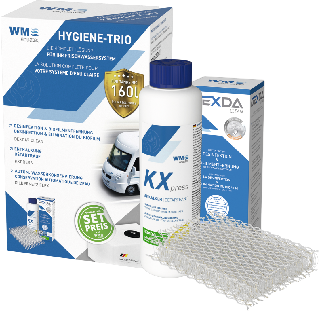 Hygiene-Trio bis 160 l Tankgröße