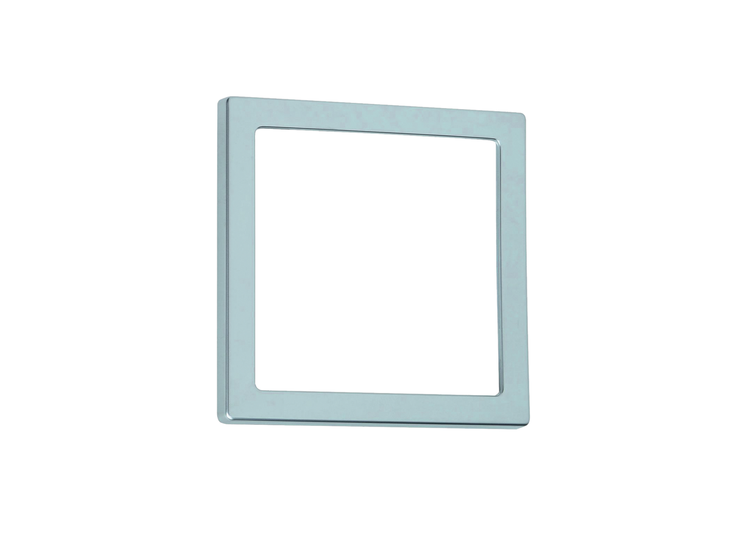 Abdeckrahmen silber, 1-fach