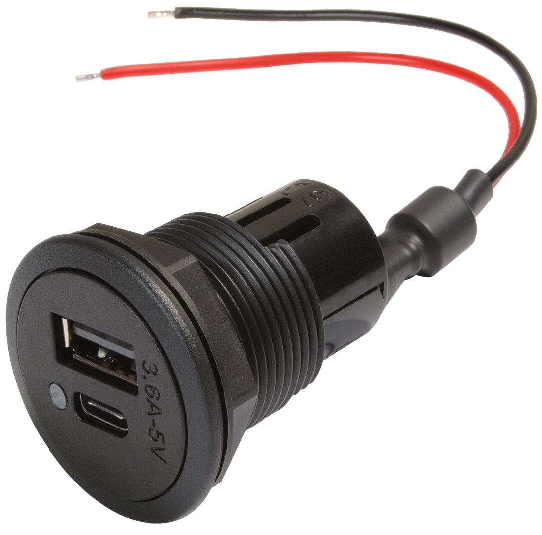 Power USB-C/A Doppelsteckdose
