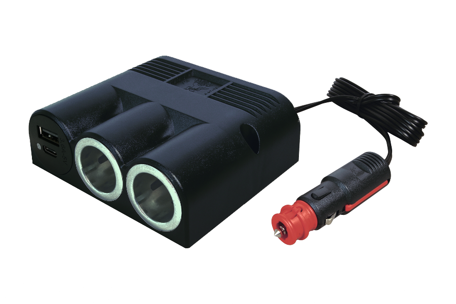 Dreifachsteckdose mit USB NV
