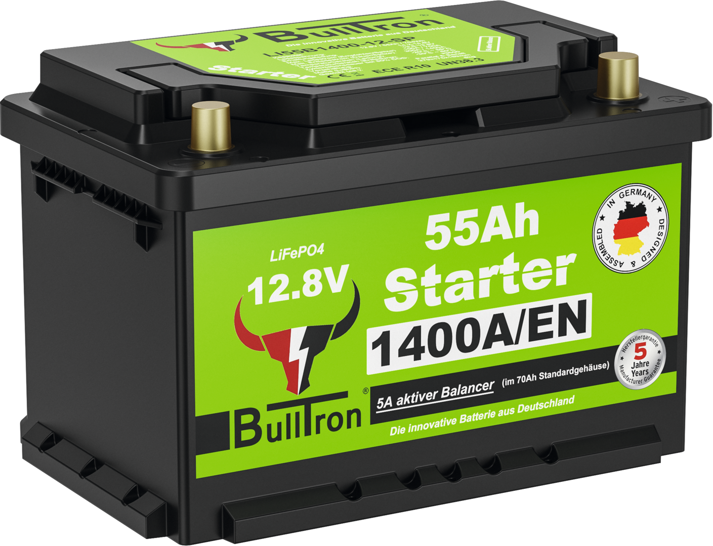 Lithiumbatterie Bulltron 55Ah Starter
