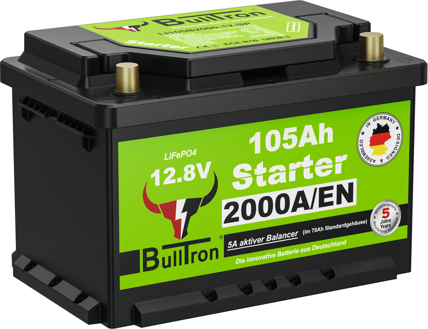 Lithiumbatterie Bulltron 105Ah Starter