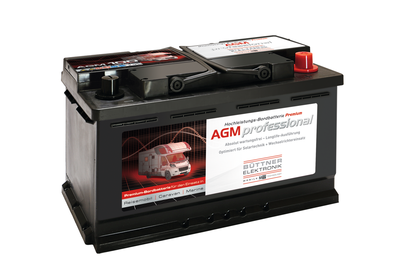 MT-AGM-Batterie 100 Ah (S) (A)