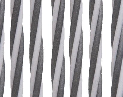 Vorhang STRING grau 100 x 220 cm