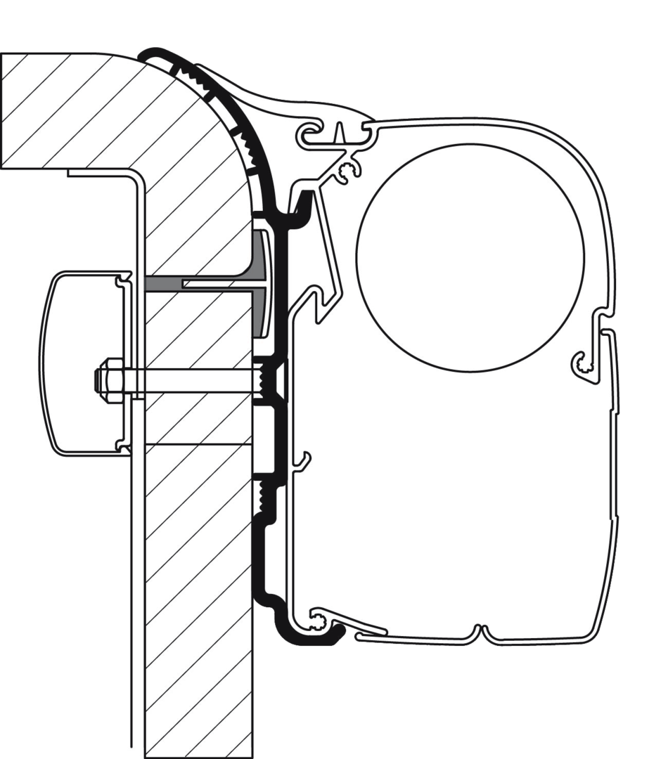 Adapter Bürstner 550 cm (S) (B)