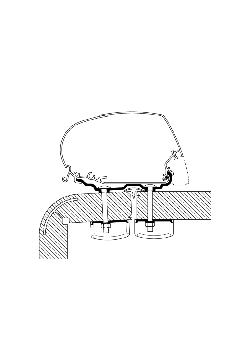 Adapter Hymer 2016, 600 cm (S) (B)
