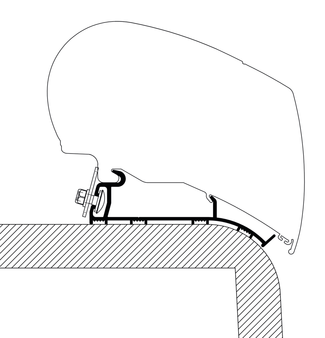 Adapter Hymer Roof-Nova 600 cm (S) (B)