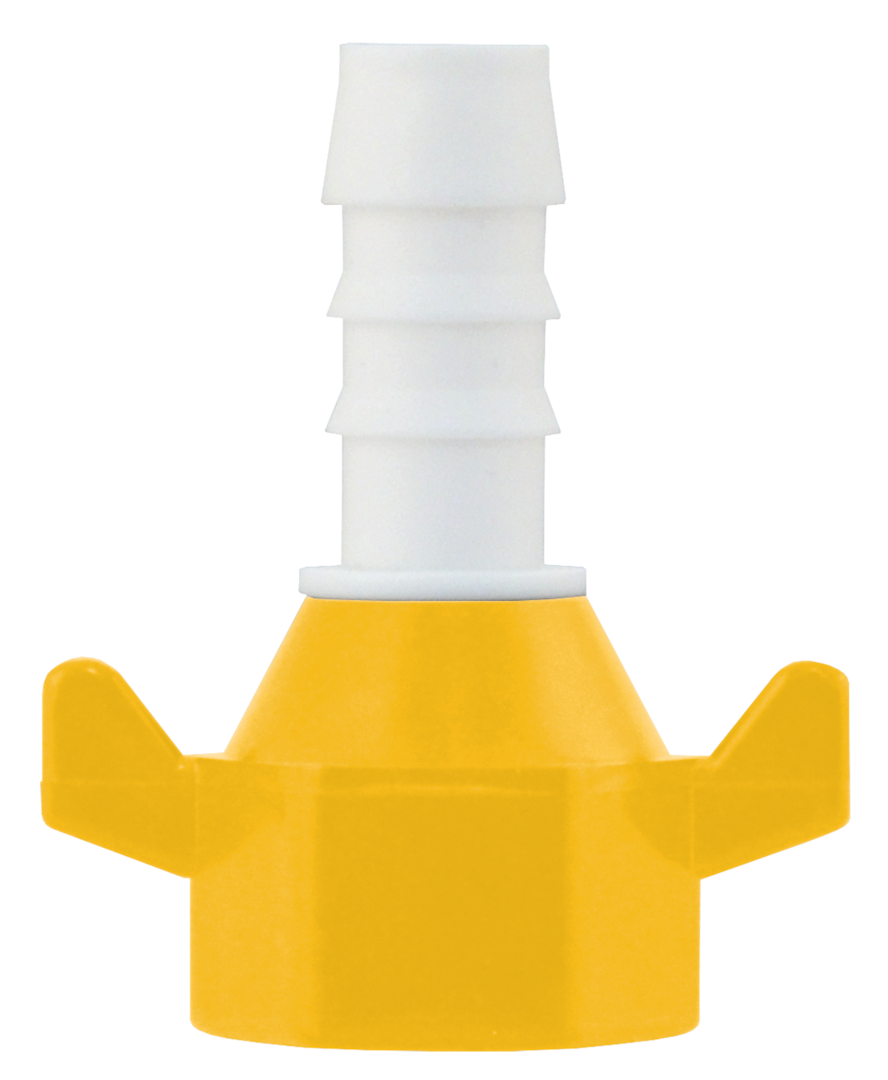 Gerade Aufschraubtülle 10 mm WeißGELB NV