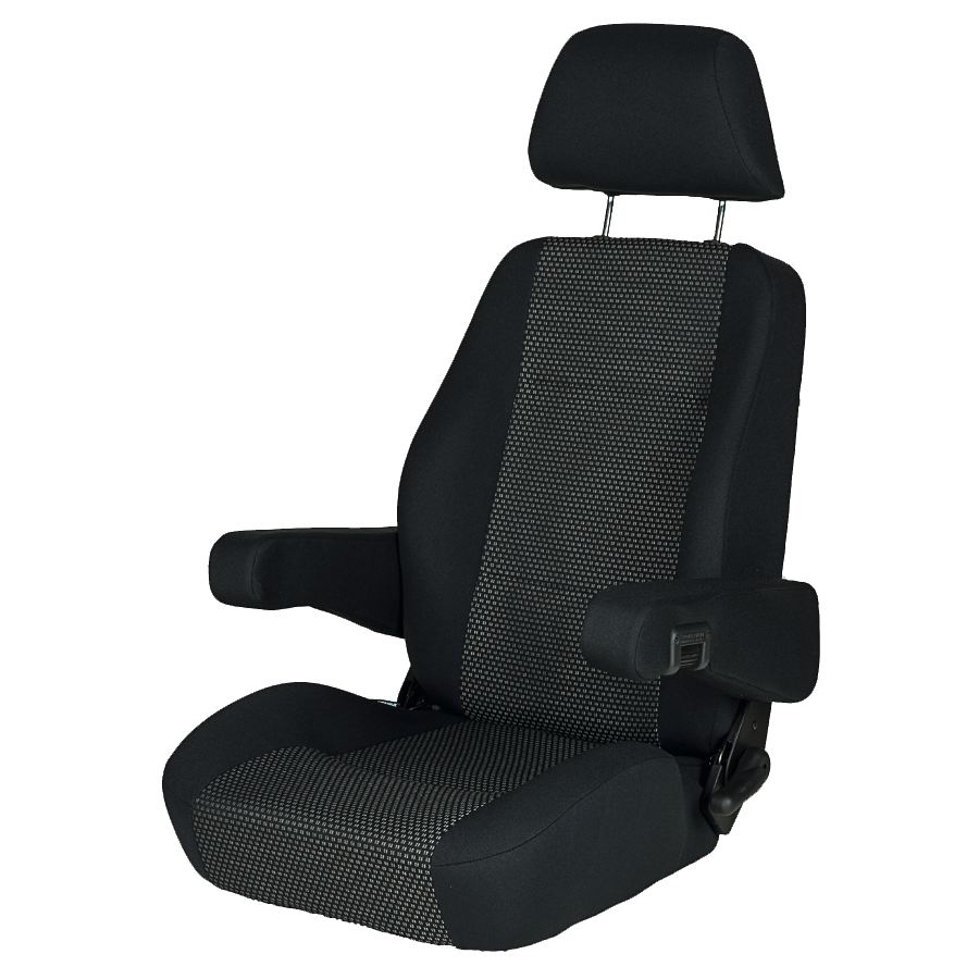 Pilotensitz S 8.1 Stoff Ara schwarz (D)